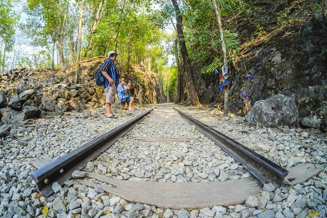 2-Day River Kwai Adventure with 1-Night Stay at Resotel - Day 1 stops: Thailand-Burma Railway Centre, the War Cemetery, and the Bridge over the River Kwai