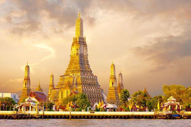 Amazing Bangkok Tour with Grand Palace, Emerald Buddha & Wat Arun - Wat Arun across the river: the boat ride is half the magic