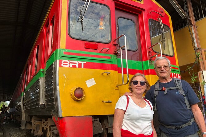 Amphawa and Railway Markets with Boat Ride Group Tour - Amphawa Floating Market: canal-side seafood and old wooden shopfronts