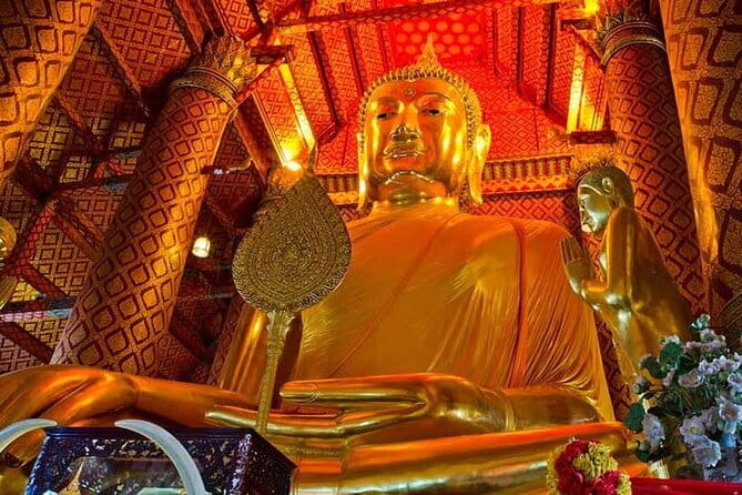 Ayutthaya Heritage Private Charter Exclusive Temple Tour - Wat Phanan Choeng Worawihan: the gilded Buddha that anchors the day