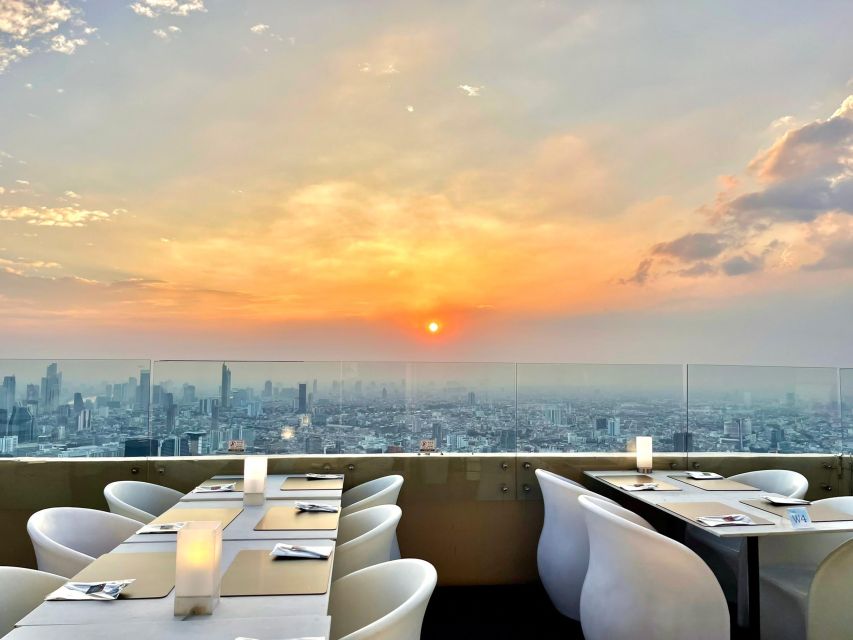 Baiyoke Tower Balcony Buffet & Observation Deck 81st Floor - The Views: Day vs Night Photo Plan From 81 Floors Up