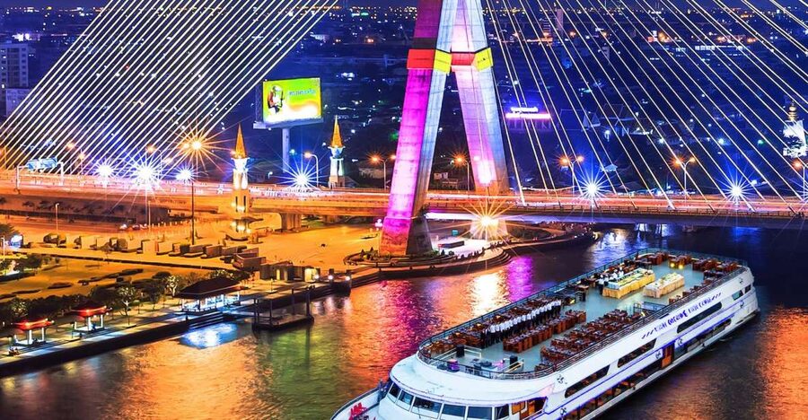 Bangkok: 2-Hour Dinner & Shows on White Orchid River Cruise - A 2-Hour Night Cruise That Combines Views, Dinner, and Cabaret