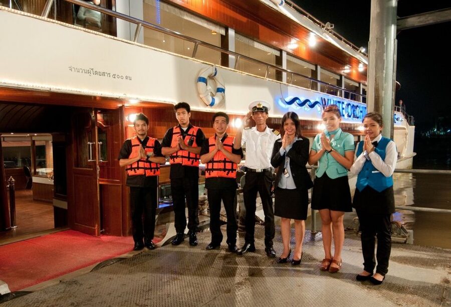 Bangkok: 2-Hour Dinner & Shows on White Orchid River Cruise - Seating and the Open-Air Deck: Getting the Best Views (and Comfort)