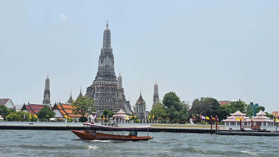 Bangkok 3-Major Royal Temples Walking Tour - The Chao Phraya ferry to Wat Arun: prangs, riverside views, and stairs