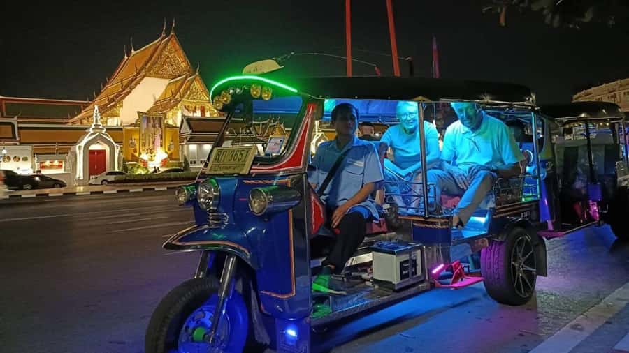 Bangkok Adventure Tuk Tuk Food Tour - Stop 1 to Stop 2: Setting the Stage with Chinatown Night-Market Energy