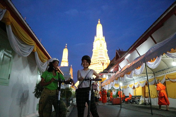 Bangkok at Night by Electric Scooter - Wat Arun at Night and the Ferry Crossings You Actually Want