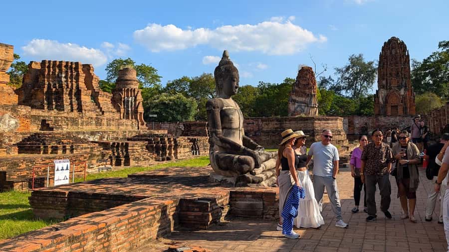 Bangkok: Ayutthaya Day Trip by Private Car with Boat Tour - Switching gears on land: three famous temples you can’t reach by boat