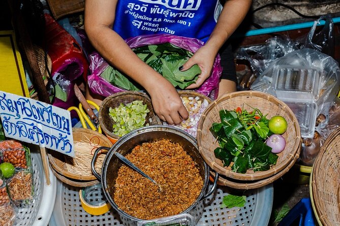 Bangkok Backstreets Food Tour with 15+ Tastings - Food you should expect: curry, satay, noodles, and sweets that surprise you