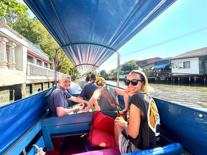 Bangkok: Bike, Boat & Food Tour in Thonburi - Wat Khun Chan (plus a short guided segment) without turning it into a classroom