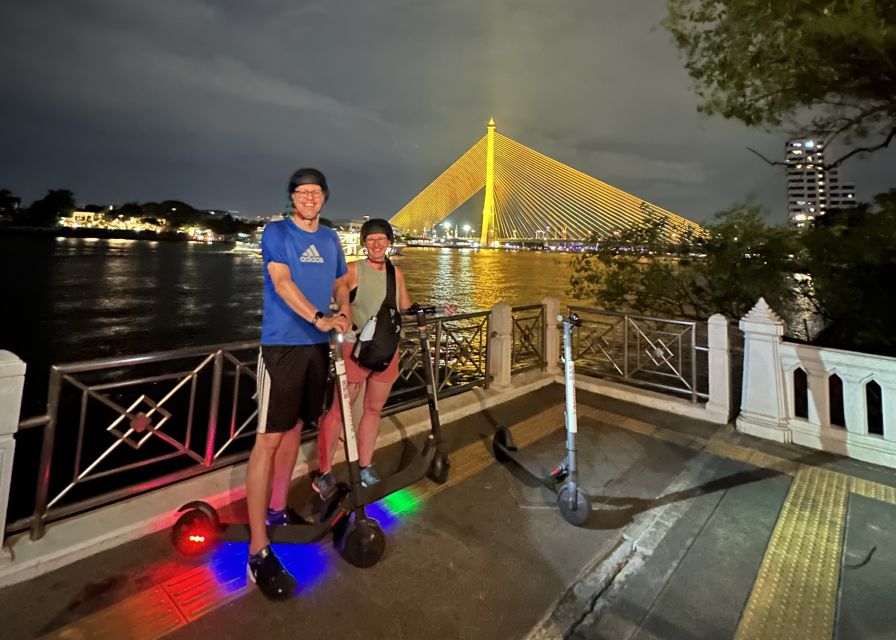 Bangkok By Night by Electric Scooter &/or Bike - Chao Phraya Sky Park, the river, and the breeze break you’ll remember