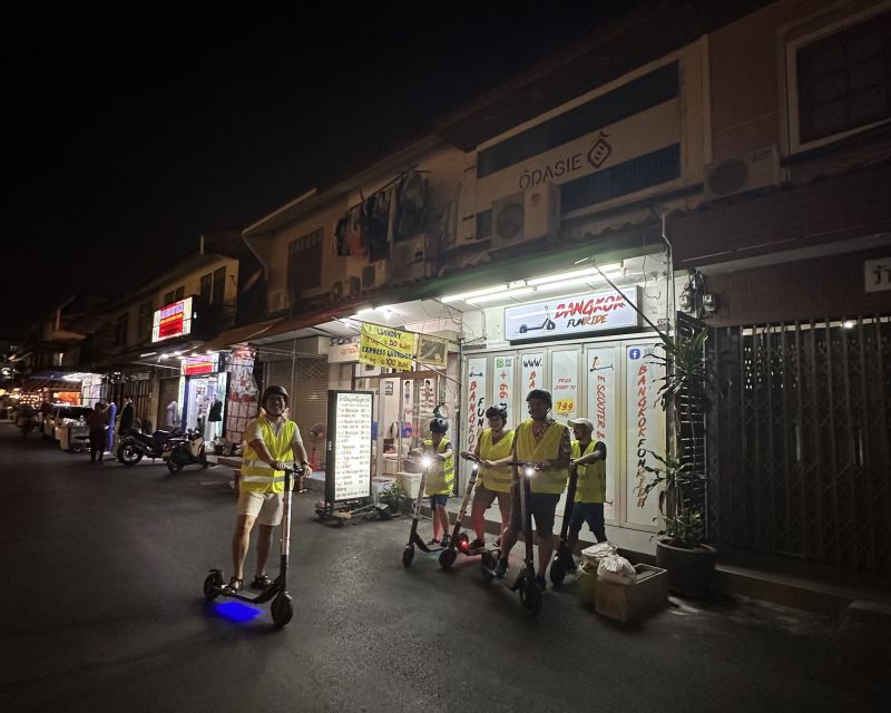 Bangkok By Night by Electric Scooter &/or Bike - Wat Arun and the Grand Palace edge: big names, timed to keep you comfortable