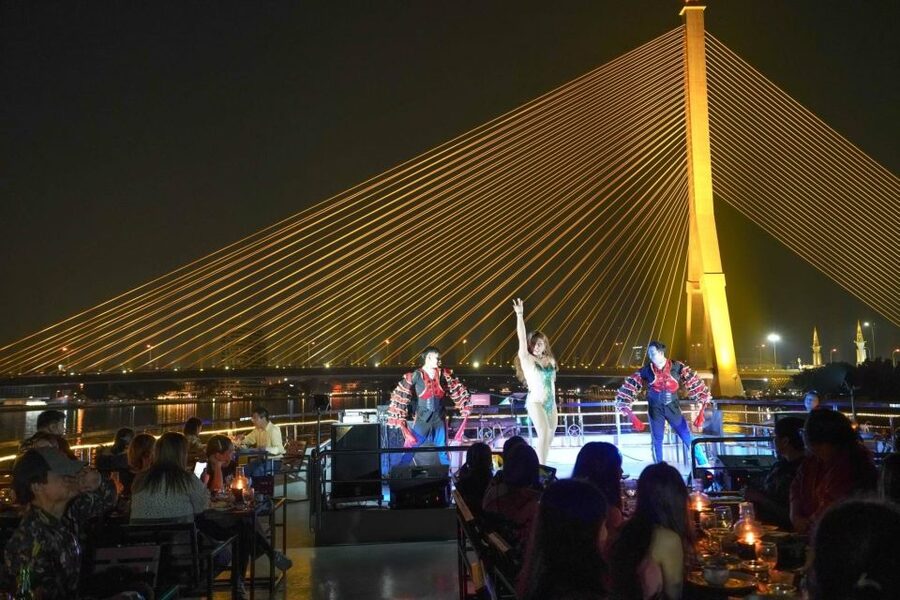 Bangkok: Calypso x White Orchid Cruise with Private Transfer - Calypso Cabaret at 7:45: costumes, choreography, and photo-friendly spectacle