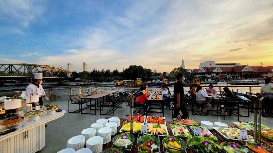 Bangkok: Calypso x White Orchid Cruise with Private Transfer - Seats and first-come entry: how to avoid a frustrating view