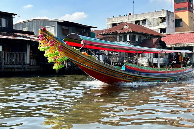 Bangkok Canal Shared Cruise by Longtail Boat - Rajinee Pier and the longtail boat: why this ride is more than a transfer
