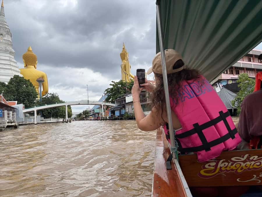 Bangkok Canal Small Teak Boat Full-Day Tour - Getting Started Under the Yellow Bridge by BTS Wutthakat