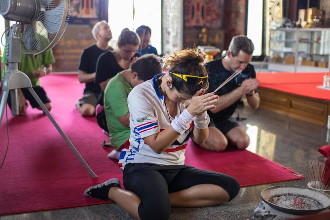 Bangkok Canal Tour by Boat and Bike - Switching to the boat on the Chao Phraya: watching the big landmarks from water-level