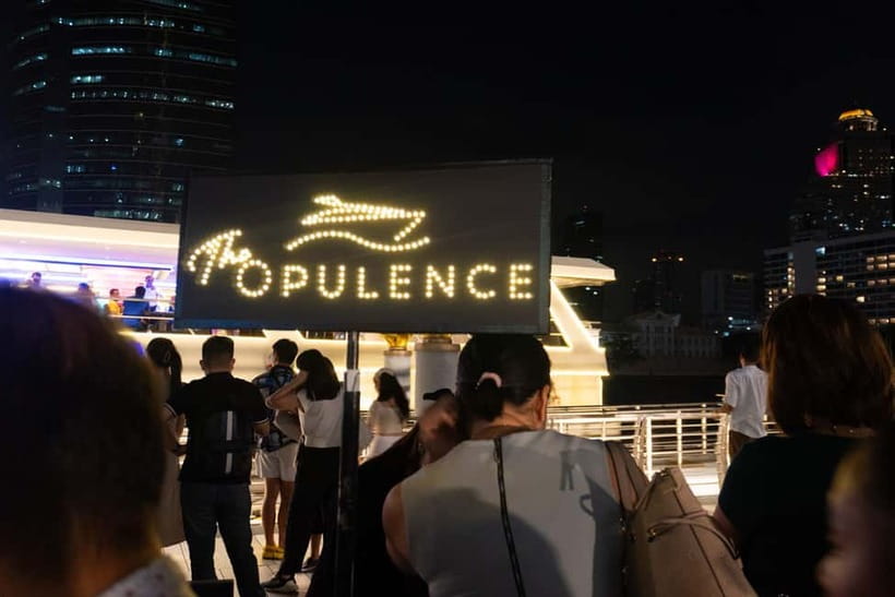 Bangkok: Celebrate New Year Opulence Dinner Cruise - Terminal 21 Rama 3 Pier and the clock: Your biggest variable is boarding