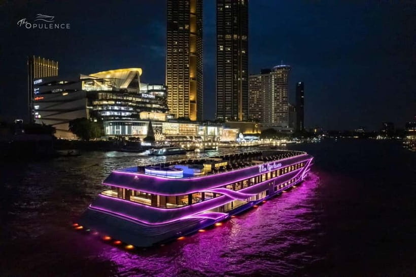 Bangkok: Celebrate New Year Opulence Dinner Cruise - What’s on the table: International and seafood buffet done like a party meal