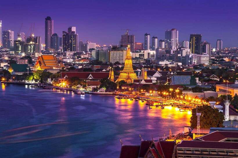 Bangkok: Chao Phraya River Meridian Cruise with Buffet - Rama VIII Bridge and the river view sweep: your first payoff