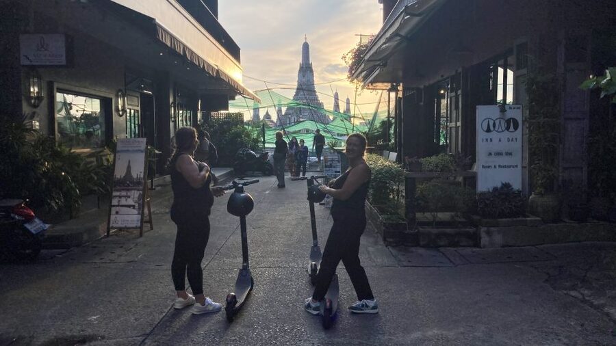Bangkok: City Highlights Electric Scooter Tour - The Big Swing of Bangkok: A Landmark That Reads Like Theatre