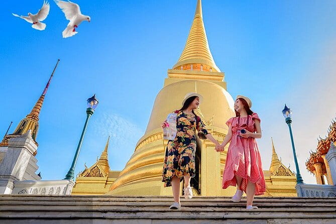 Bangkok Classic 3-Temples With Buffet Lunch Day Tour - Wat Arun (Temple of Dawn): Porcelain Spires, Ferry Vibes, and Costume Photos