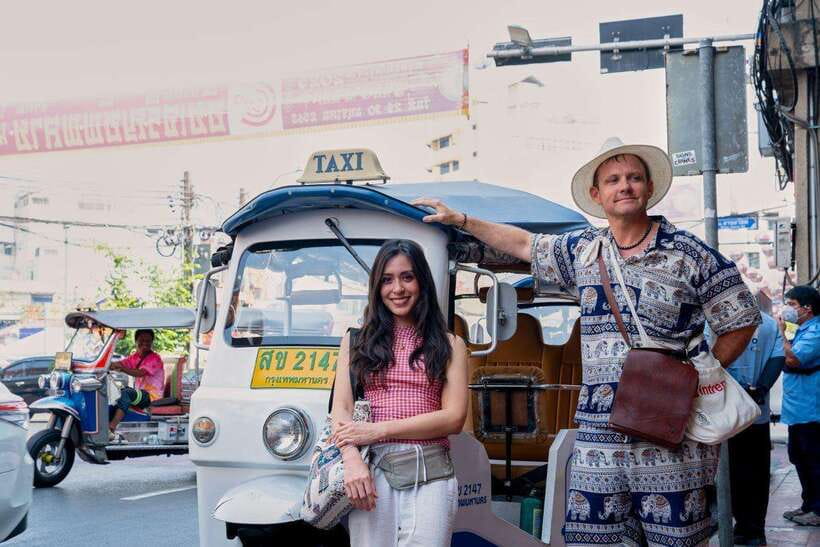 Bangkok Electric Tuk Tuk: Street Food & Markets - Meeting at Sanam Chai MRT: simple, but follow the directions