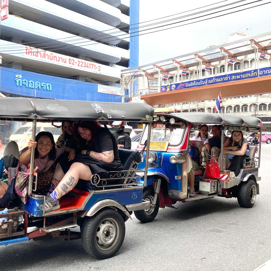 Bangkok: explore Wat Pho + tuk tuk sightseeing - The tuk tuk ride through Bangkok’s old town: speed, chaos, and charm