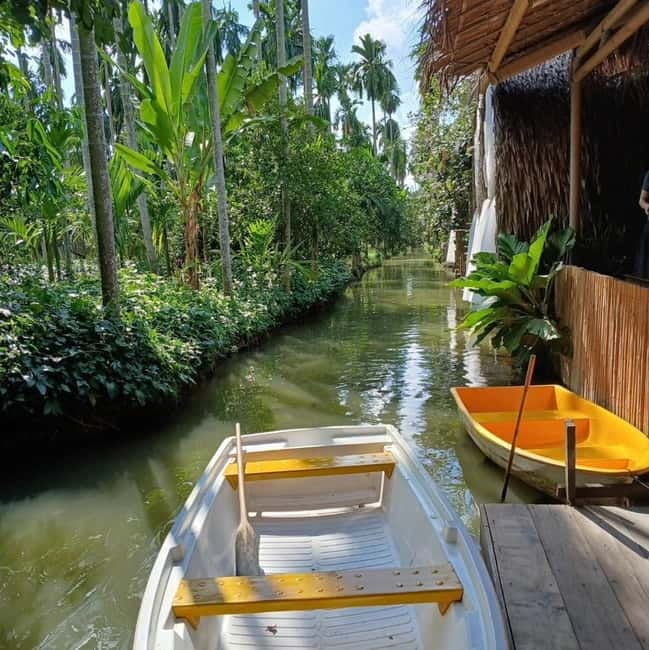 Bangkok: Floating Market, Phra Pathom Pagoda & Cafes Tour - After the Rain Coffee & Gallery: Garden Calm With a Included Drink