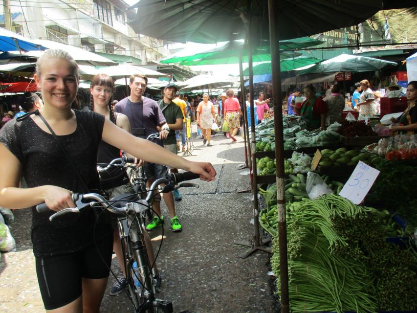 Bangkok Full-Day Bike Tour with Boat Transfer and Lunch - Pedaling Bangkok’s back streets and the fresh market stop you’ll remember