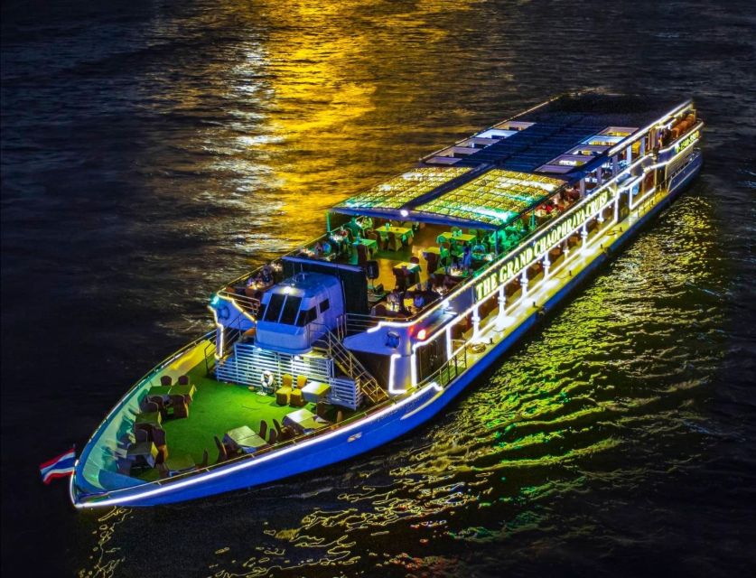 Bangkok: Grand Chao Phraya Dinner Cruise with Live Show - Price and value: what $48 buys you in 2 hours