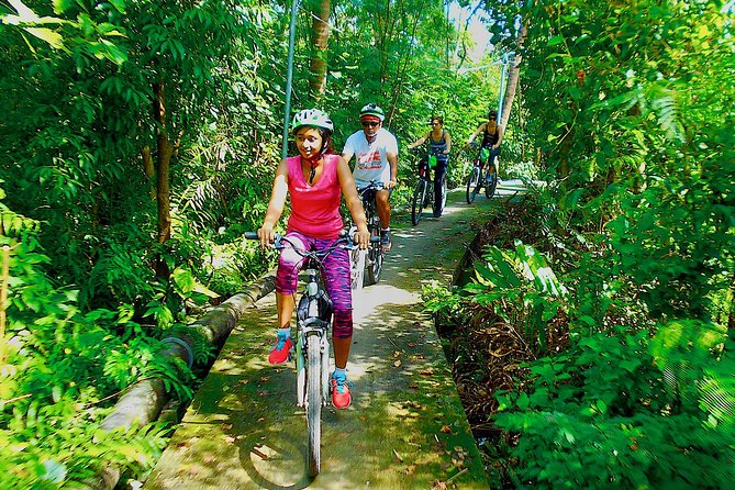 Bangkok Green Oasis 4-Hour Bike Tour with Boat Ride - Bang Kachao on elevated paths: the mangrove-adjacent pedal moment