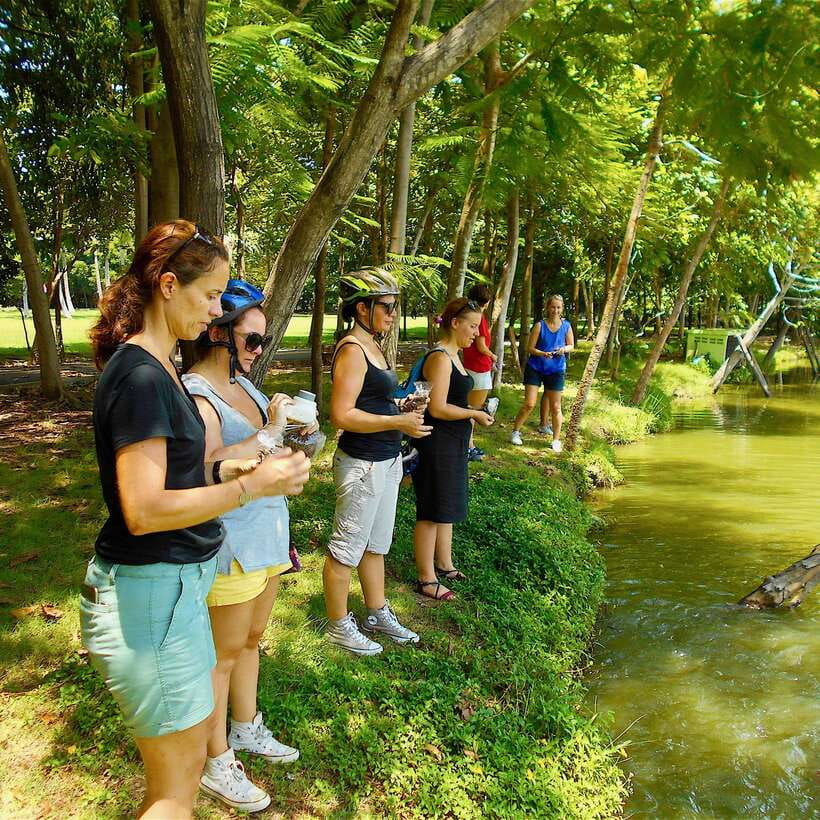 Bangkok green oasis guided bike tour with boat ride - Getting to Wat Khlong Toei Nok Pier (and why it matters)