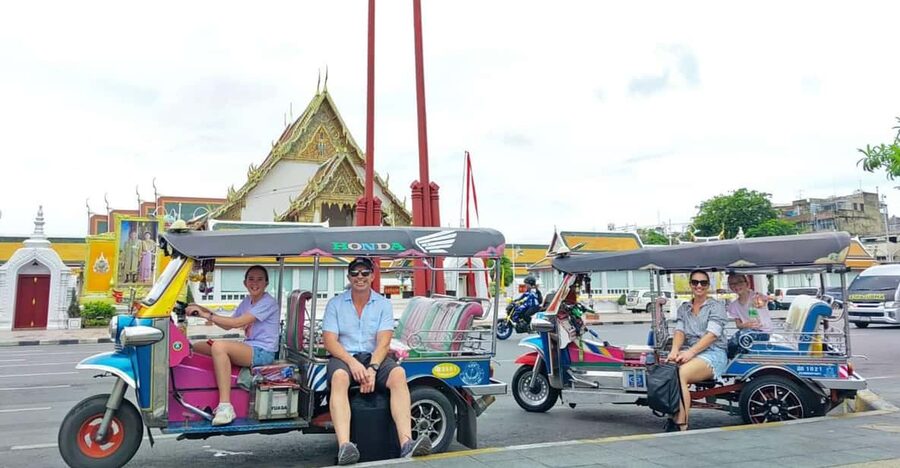 Bangkok: Guided Tour in a Typical Thai Tuk-Tuk - Wat Ratchanatdaram and Wat Pho: an exterior temple architecture sampler