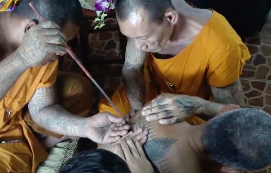 Bangkok: Hand-Poke Tattoo Guide at Wat Bang Phra & Blessing - Choosing your design: consultation, sizing, and what it costs in practice