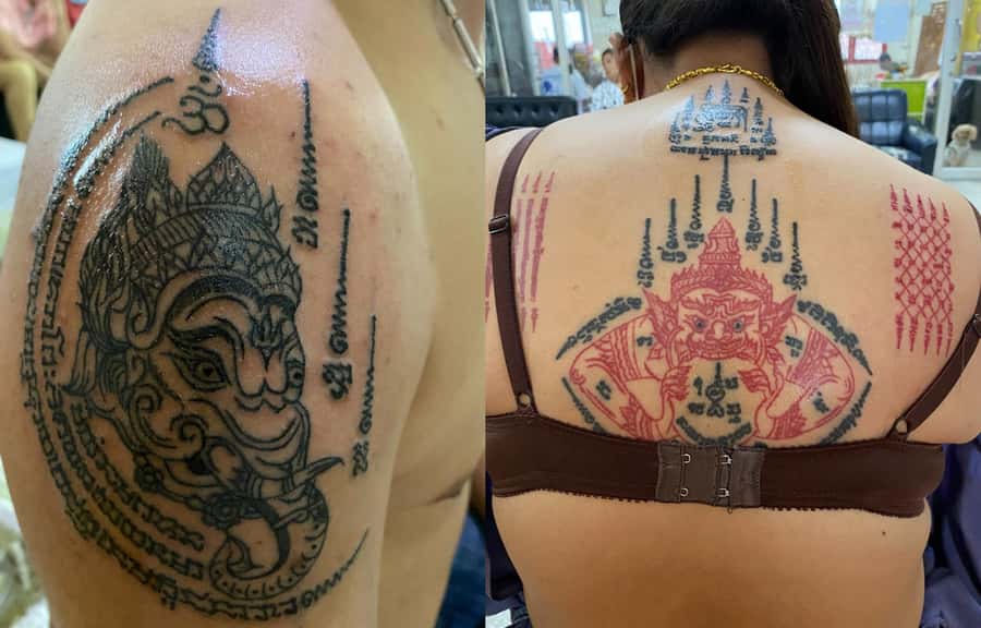 Bangkok: Hand Poked Thai Tattoo Guide at Wat Bang Phra - Golden Face Blessing (Na Naa Thong): Gold Leaf for Protection and Prosperity