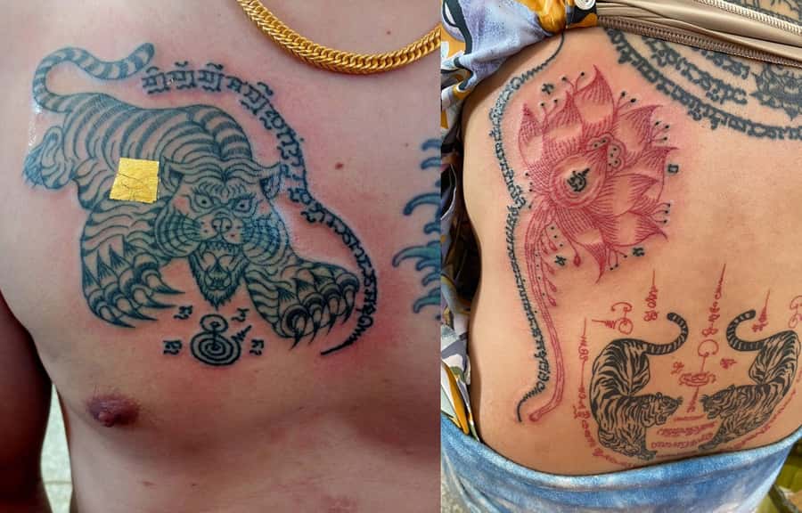 Bangkok: Hand Poked Thai Tattoo Guide at Wat Bang Phra - What the Temple Environment Feels Like