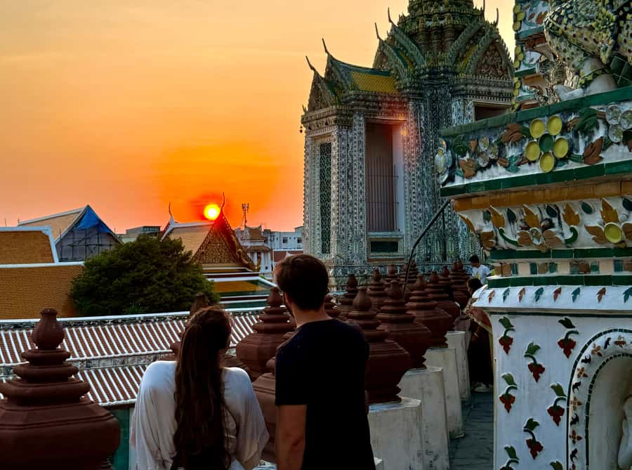 Bangkok: Highlights with Food Tour & Sunset in Wat Arun - Key highlights at a glance