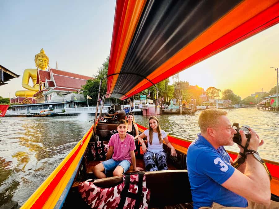 Bangkok: Highlights with Food Tour & Sunset in Wat Arun - Long-tail boats and Bangkok canals: the simple way to see real water life