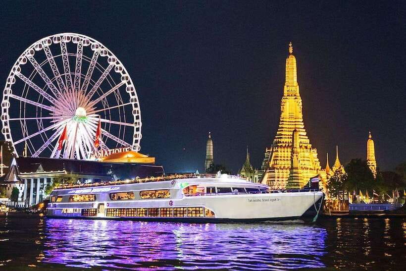 Bangkok: Luxury White Dinner Cruise Free Flow Beer and Wine - What’s included in the buffet dinner (Thai plus international favorites)