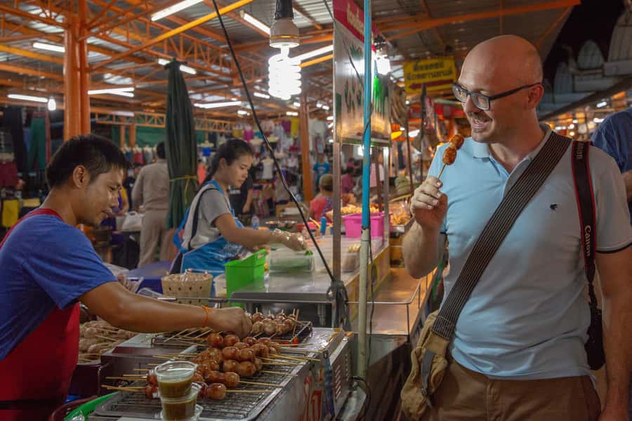 Bangkok: Markets, Temples and Food Night Tour by Tuk Tuk - The Wat Pho Note: You Won’t See the Reclining Buddha