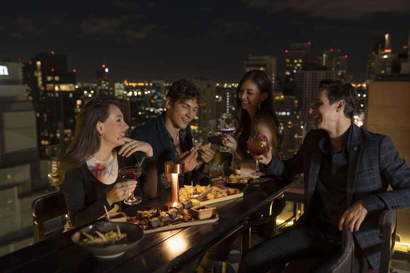 Bangkok: Mojjo Rooftop Lounge & Bar Food & Beverage Package - Entering the Latin-Inspired Rooftop Lounge Scene