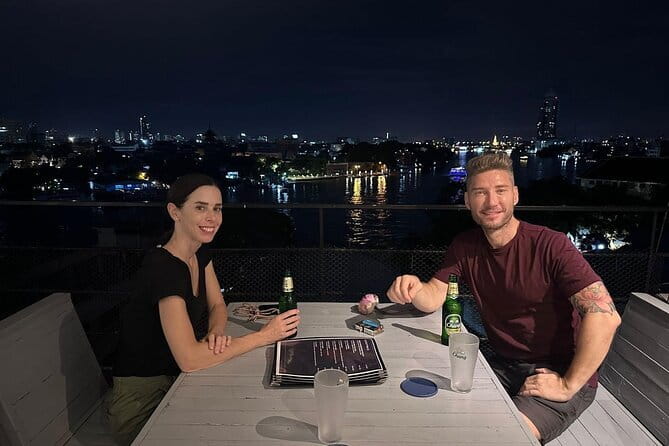 Bangkok Night Food Tour By Tuk Tuk - Rattanakosin Road pass: old-city views when many temples are closed