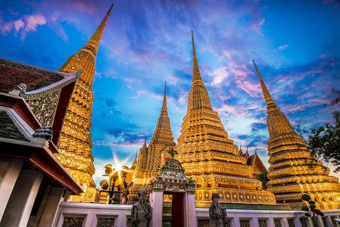 Bangkok Night Lights: Temple & City Tour by Tuk Tuk (SHA Plus) - Tuk-tuk photo stops: Grand Palace at night, from the road