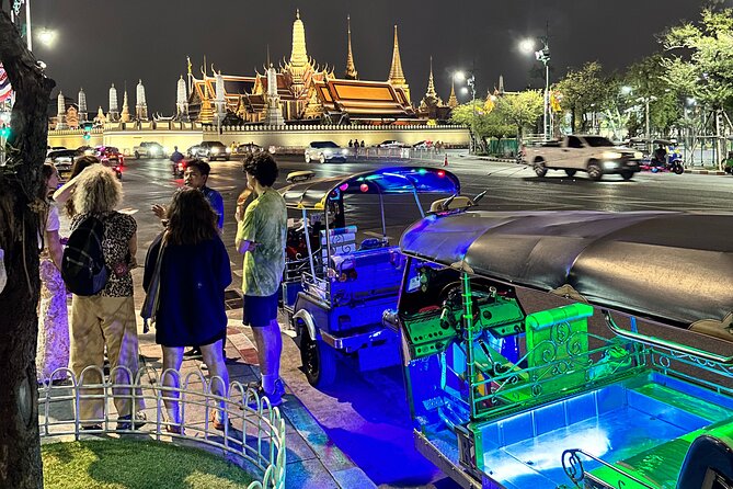 Bangkok Night Tour: Food, Temple & Tuk-Tuk - Tuk-tuk transport: fun, fast, and sometimes not step-friendly