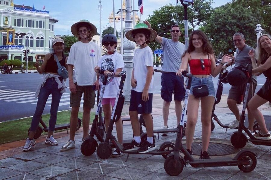 Bangkok : Old City Guided E-Scooter &/or Bike Tour - Chao Phraya River: Photo Stops, Free Time, and a Cooler Pace
