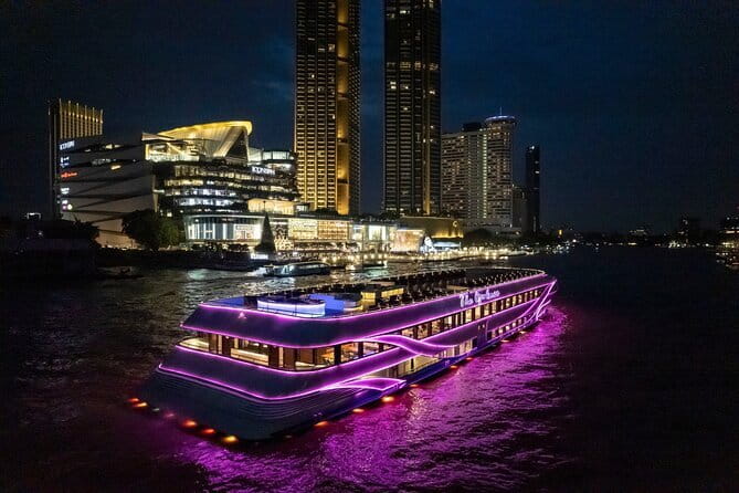 Bangkok Opulence Chao Phraya River Dinner Cruise from ICONSIAM - ICONSIAM Pier at 8pm: the start feels like a city event