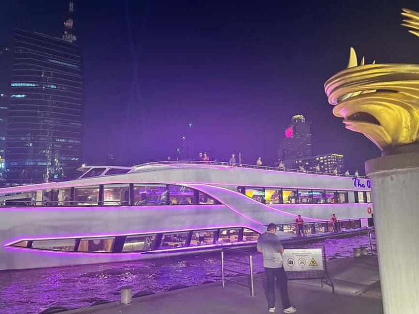 Bangkok: Opulence Luxury Dinner Cruise with Hotel Transfer - Night Views From the Water: ICON Siam to the Skyline Glow