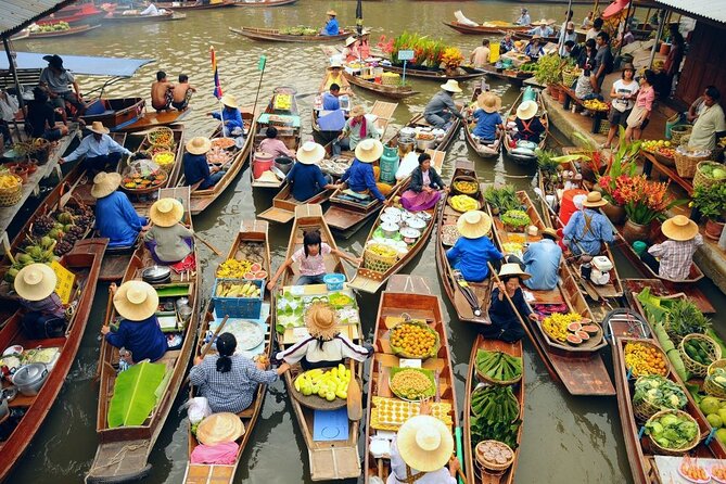 Bangkok: Railway and Floating Market Tour + Dragon Temple - A 7-hour Bangkok day trip that hits three wow moments