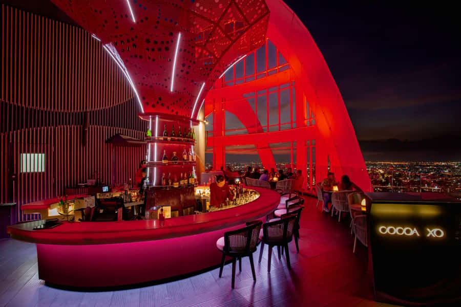 Bangkok: Red Sky 57th Floor COCOA XO Bar - Bangkok’s Skyline From the Red Sky 57th Floor