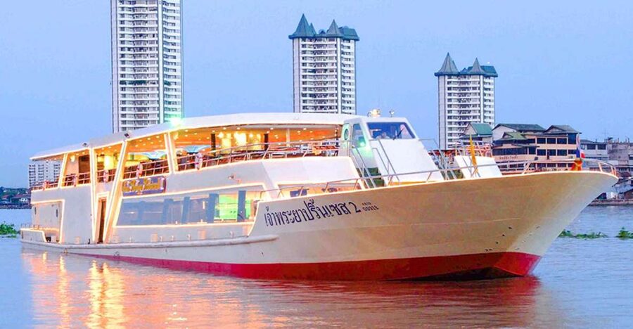 Bangkok: River Dinner Cruise on the Chao Phraya Princess - Boarding the Chao Phraya Princess: decks, seating, and photo angles